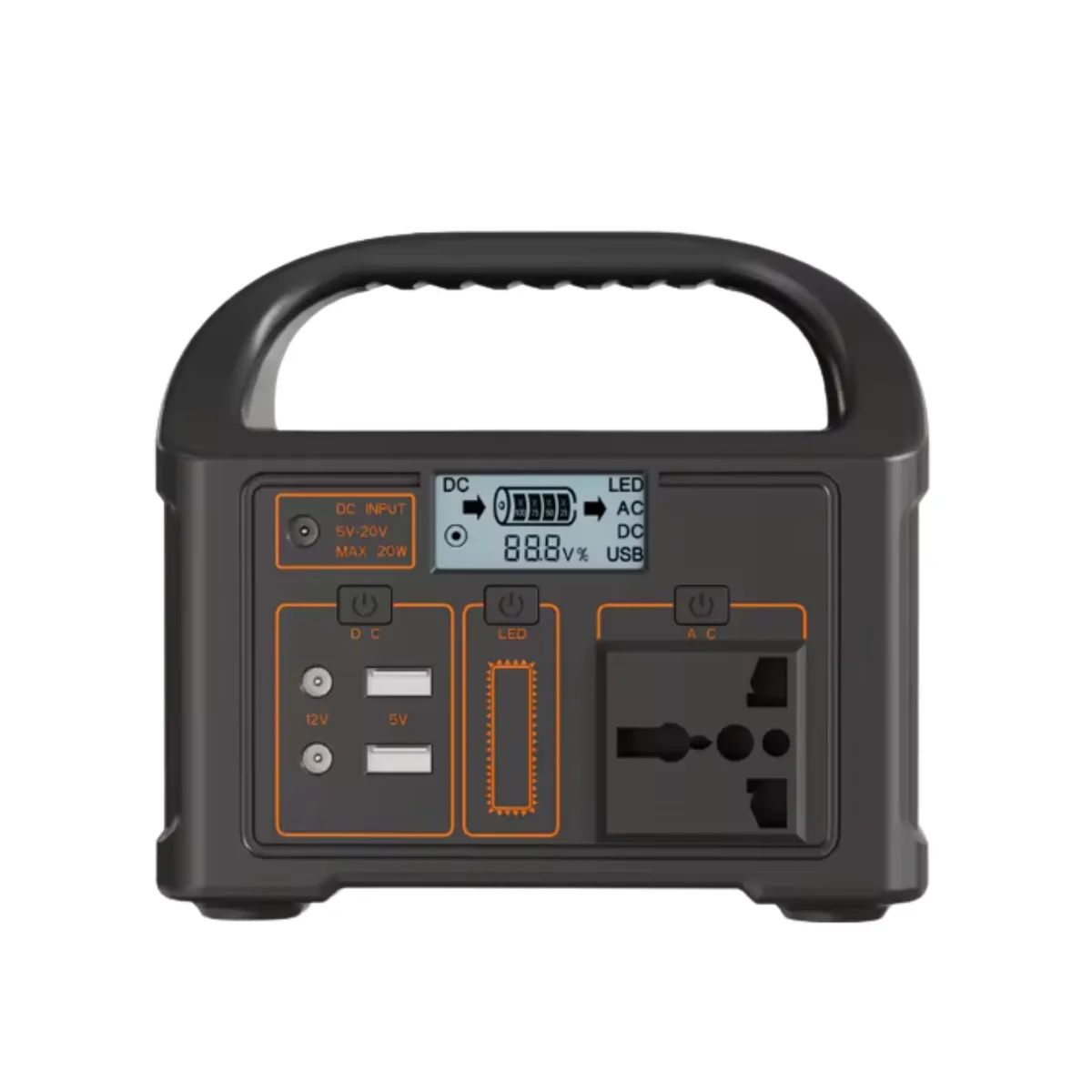 IMPORTCLICK - Generador Energía Solar Portátil 150 Watt