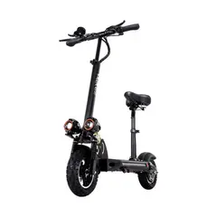 IMPORTCLICK - Scooter Electrico Plegable Luz Led Adulto 48 Km H Negro
