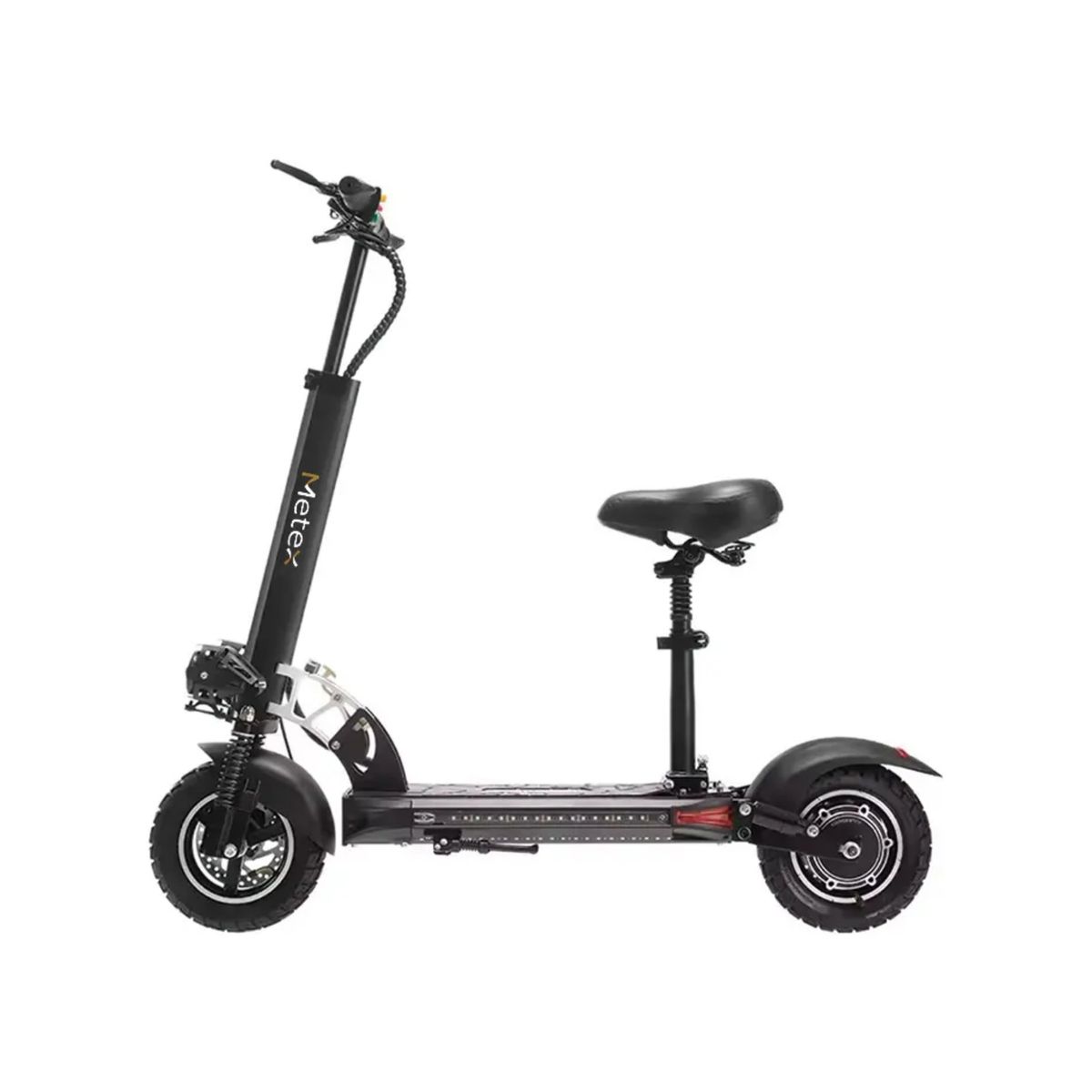 IMPORTCLICK - Scooter Electrico Asiento Plegable Luz Led 48 Km/H Negro