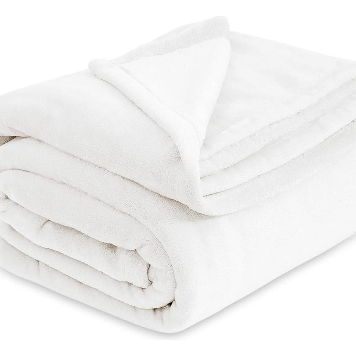 AZ AURAZEUS - Frazada 2 Plazas / King Manta Termica Chalon Blanca Polar Lana Az