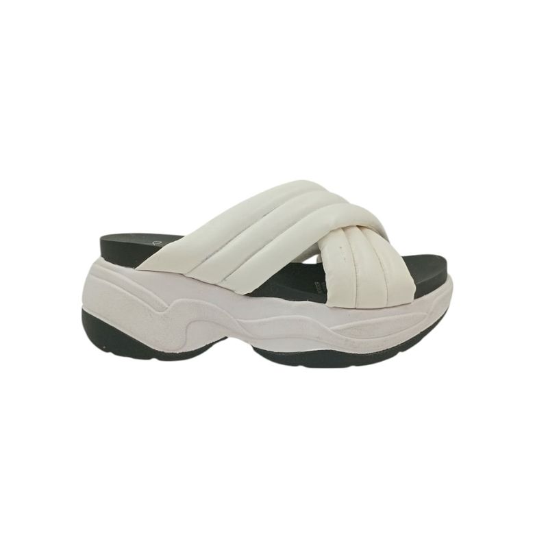 HERIEL - Sandalia Blanca Plataforma