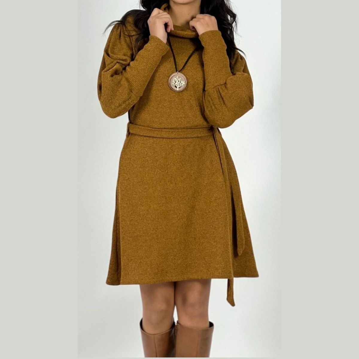 ARRAKASTA - Vestido de lanilla ML