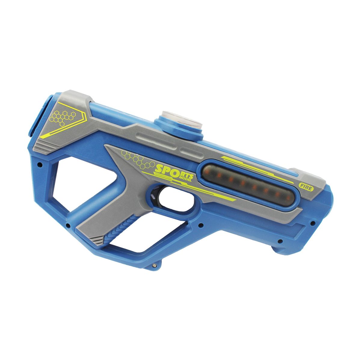 PUNTO STORE - Escopeta Pistola Lanza Agua 2 en 1 Recargable Azul - PS