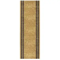 MROTTO - Alfombra Pasillo Marron 70 cm x 1,3 metros ANTIDESLIZANTE Sin Overlock
