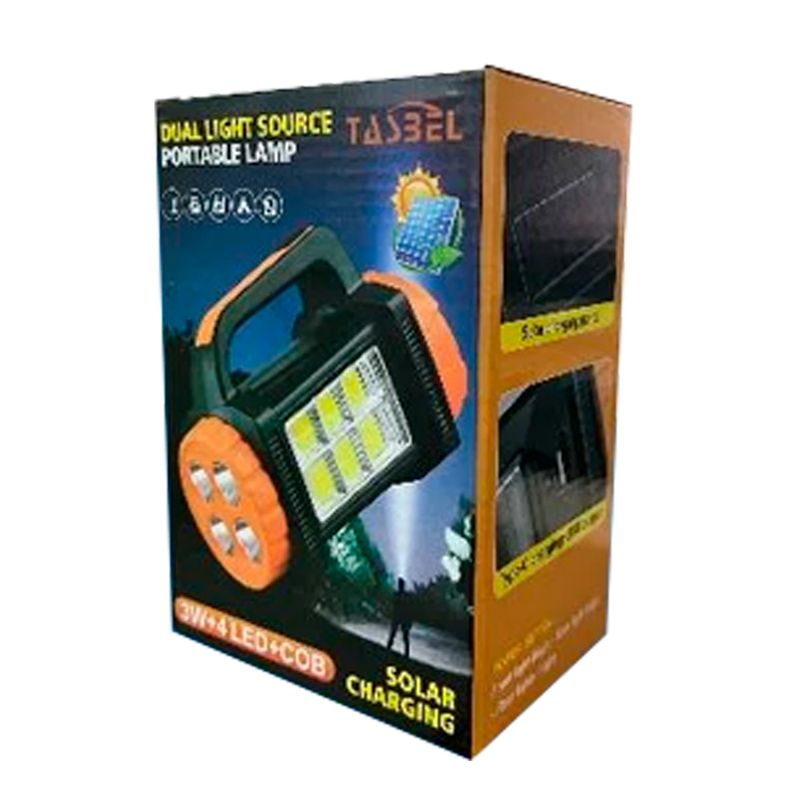 GENERICO - Linterna emergencia solar USB C recargable Powerbank