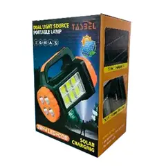 GENERICO - Linterna emergencia solar USB C recargable Powerbank
