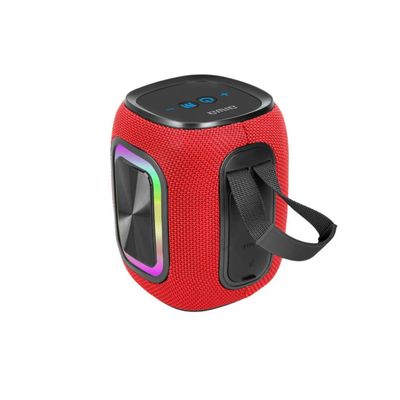 Imagen 2 del producto Parlante Bluetooth AW-KB61 Rojo 12W Con Radio FM y Luz RGB