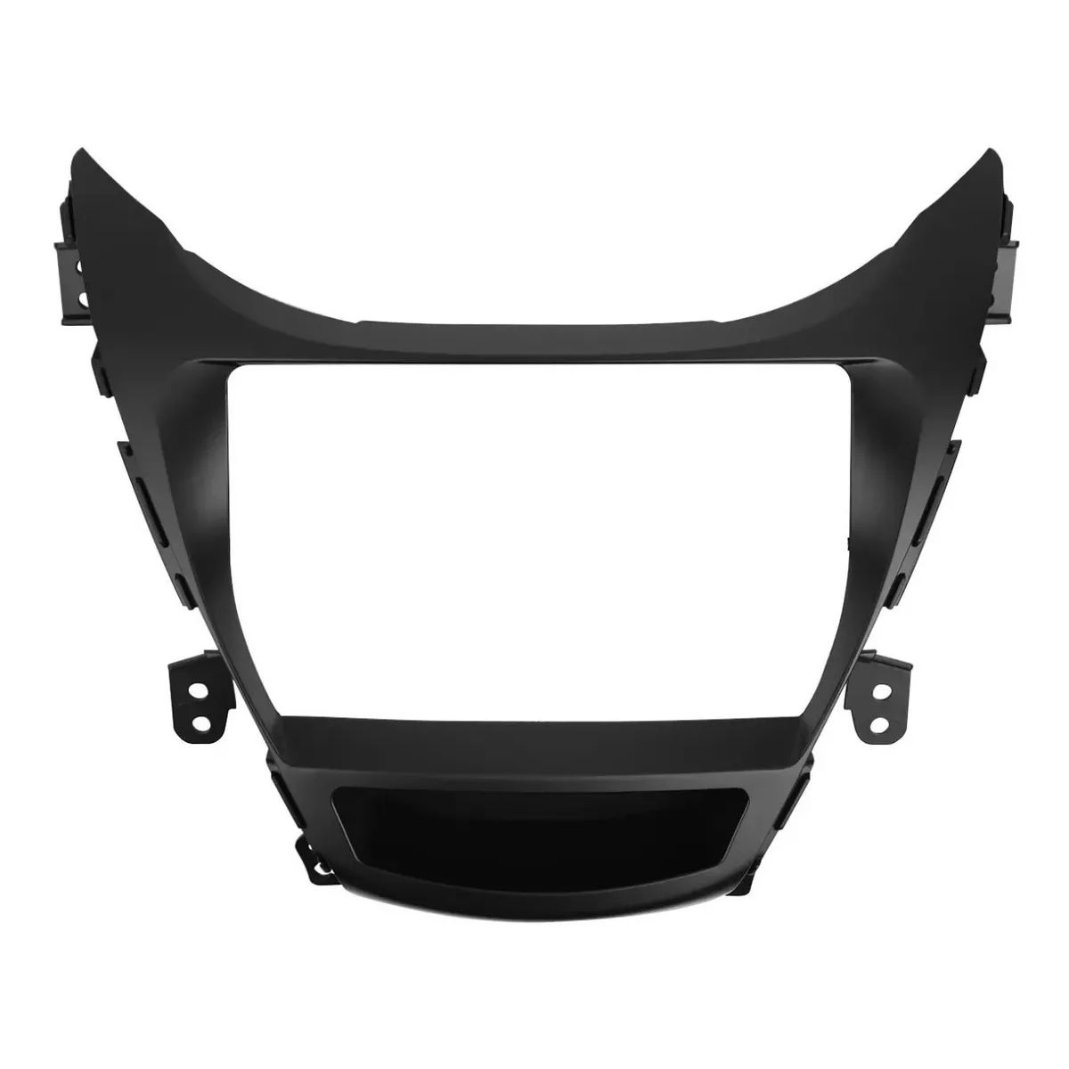 GENERICO - Bisel Adaptador Radio 9pul Hyundai Elantra 2014-2016 Karvas