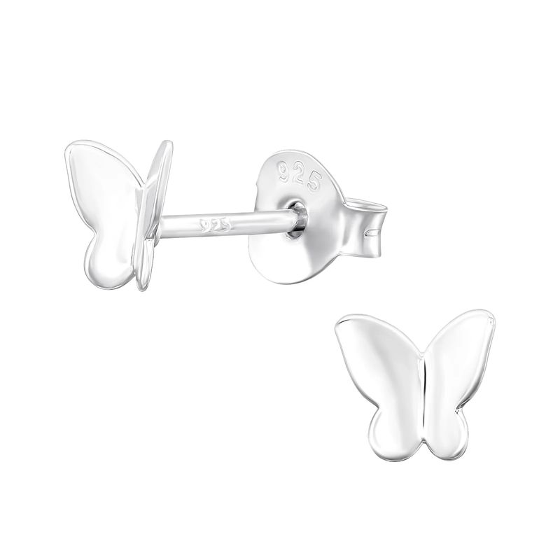 GOIA - Aros Unisex Mariposa Para Plata