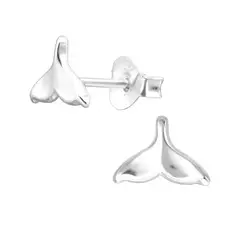 GOIA - Aros Unisex Cola de Ballena Para plata