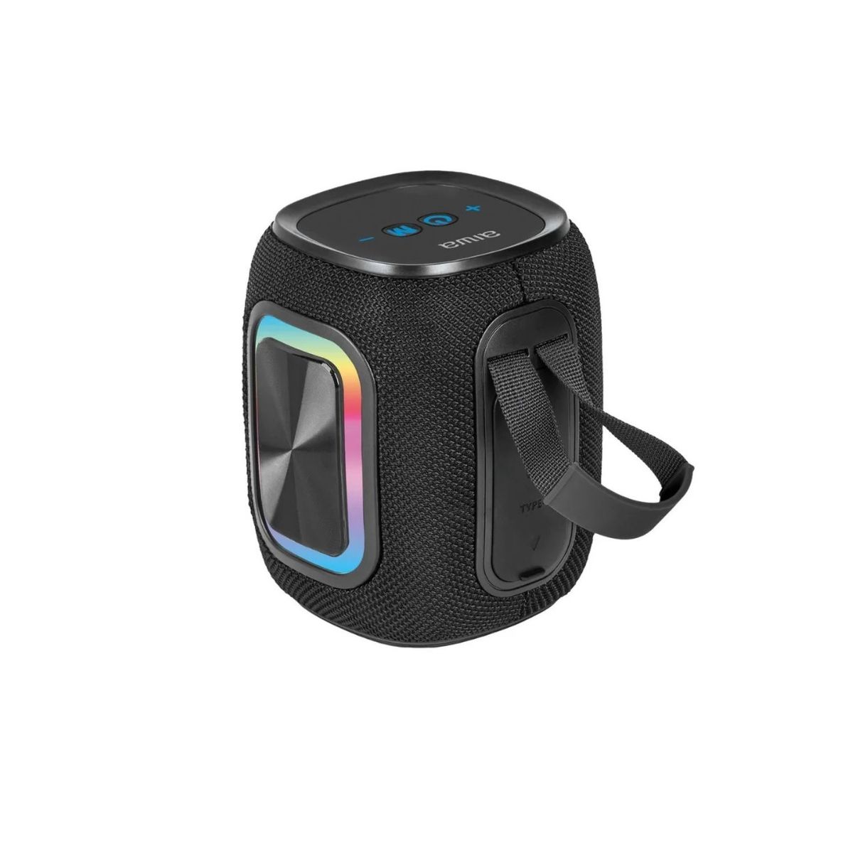 AIWA - Parlante Bluetooth AIWA AW-KB61 Negro 12W Con Radio FM y Luz RGB