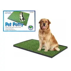 GENERICO - Baño Sanitario Perro XXL Ecológico Perros 73cm x 43Cm Grande