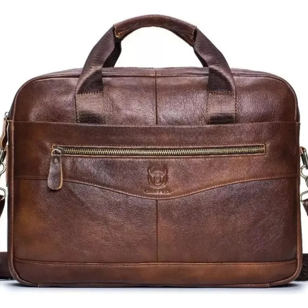 GENERICO - Maletín Portafolio De Cuero Notebook Tablet 14