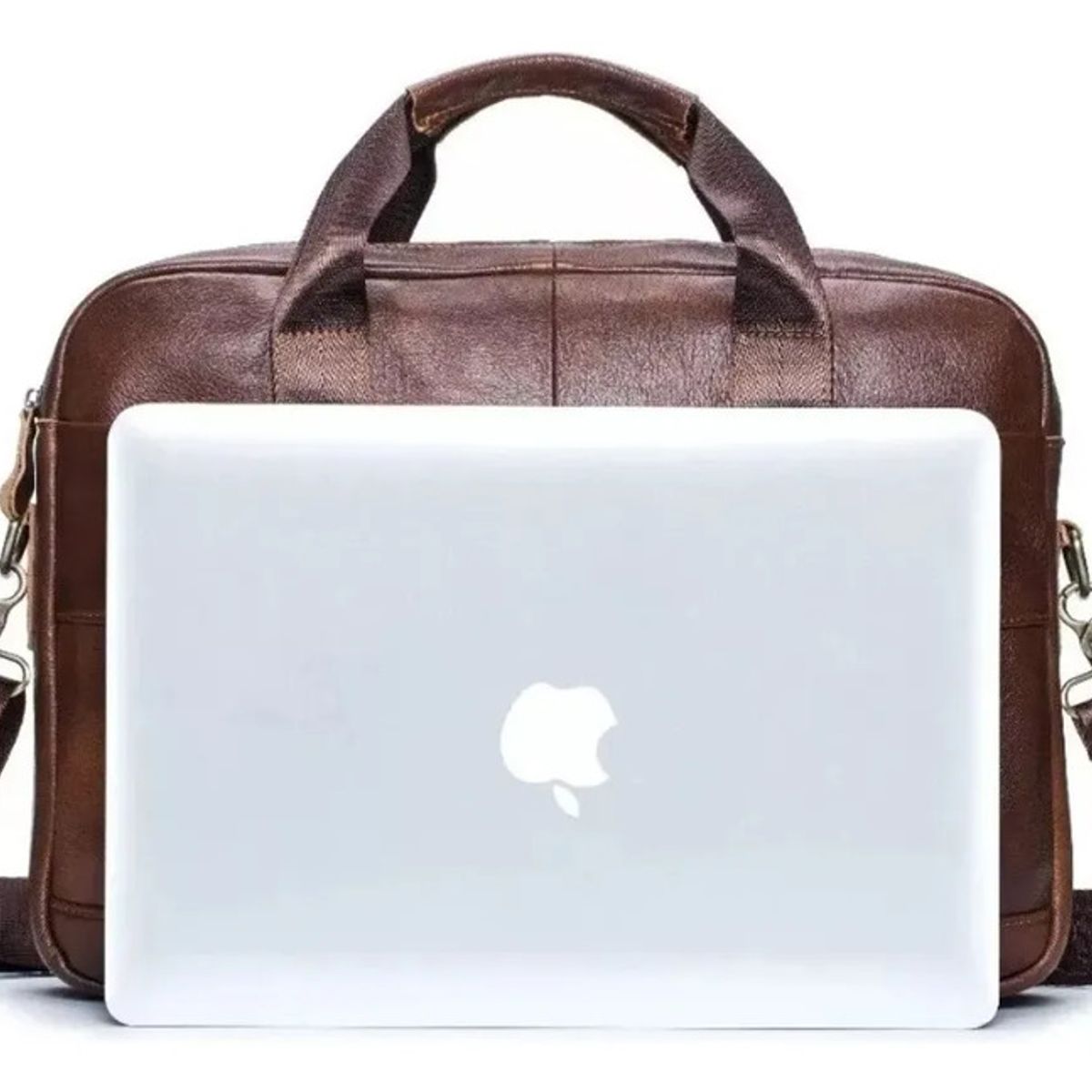 GENERICO - Maletín Portafolio De Cuero Notebook Tablet 14