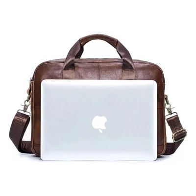 Imagen 2 del producto Maletín Portafolio De Cuero Notebook Tablet 14