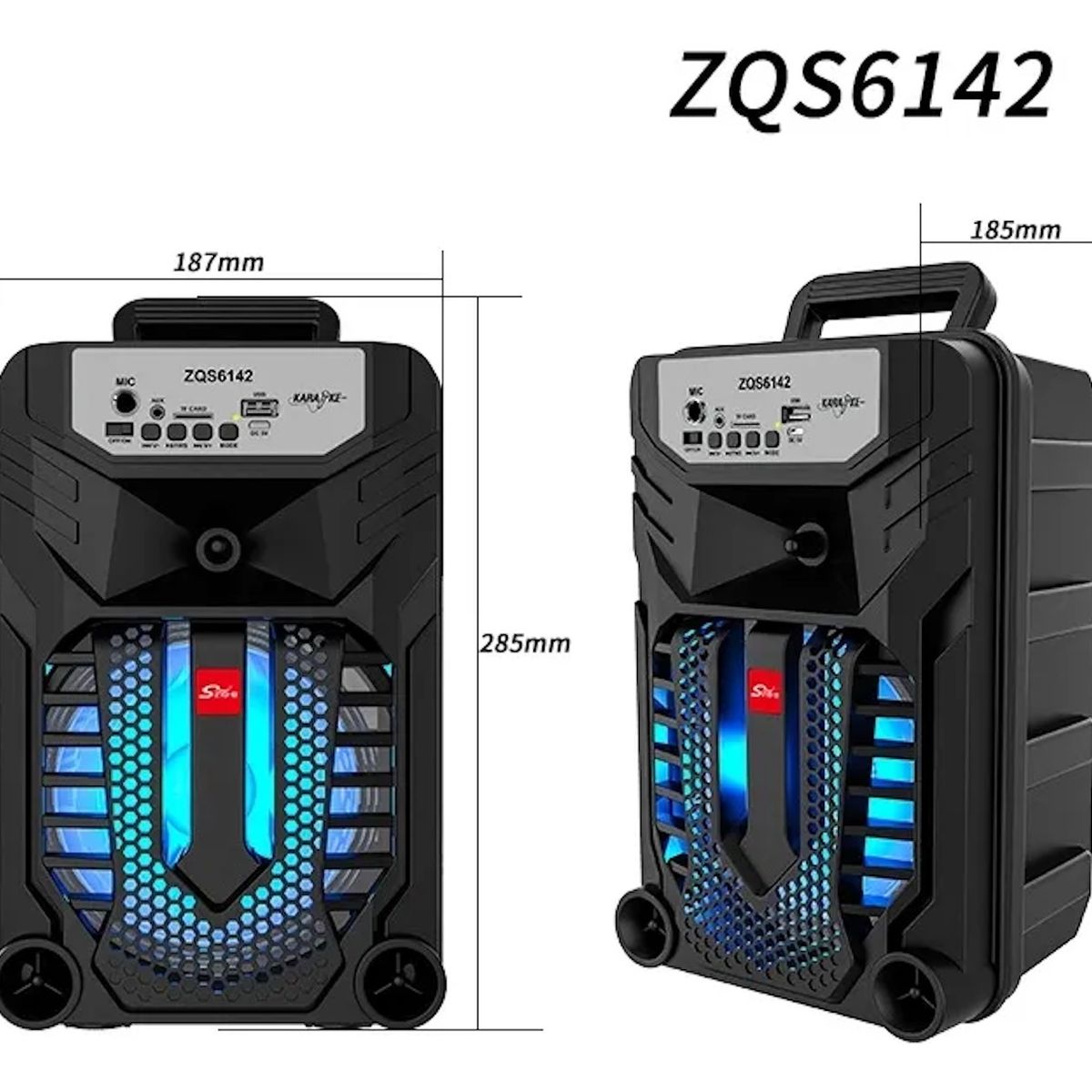 GENERICO - Parlante Inalámbrico 6.5 Pulgadas Bluetooth