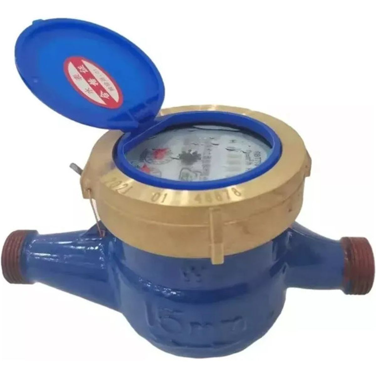 GENERICO - Medidor Remarcador De Agua Con Conexión 12 15mm
