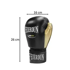 GENERICO - Guantes de Boxeo 9 Oz Sparring Entrenamiento PU Velcro