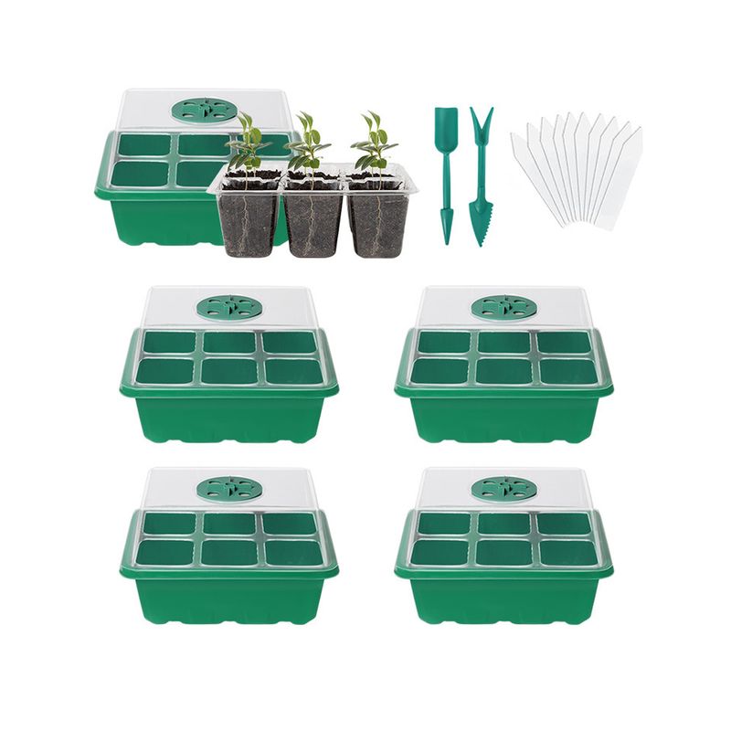 EDWINAYY - 5pk Germinadores De Semillas Mini Invernadero Semillero