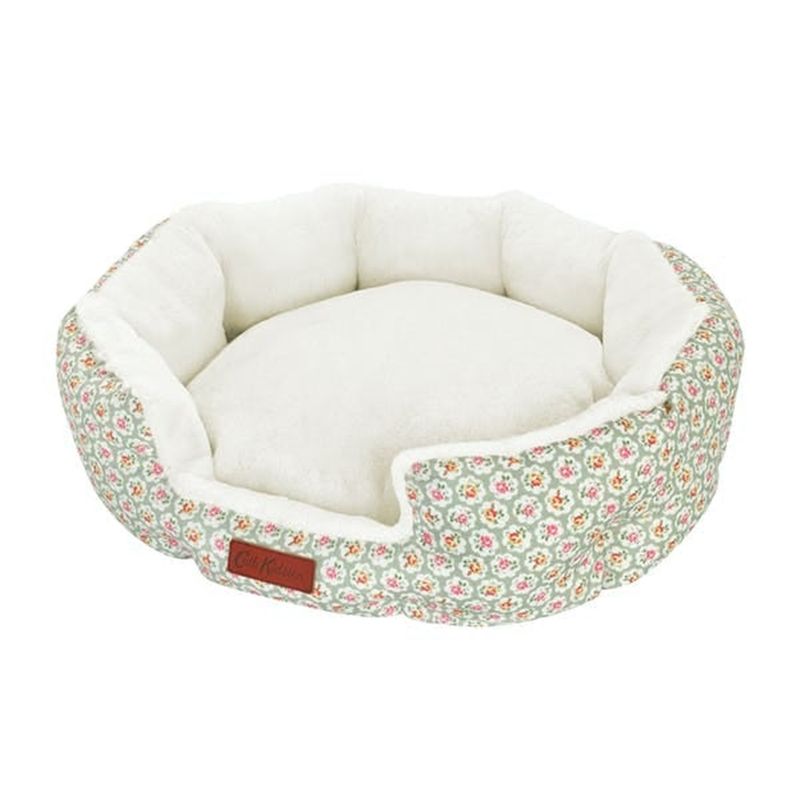 GENERICO - CAMA mascota ovalada 75cm cojín reversible verano invierno
