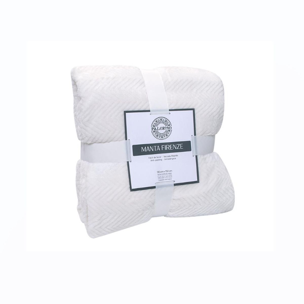 PALERMO - Manta Firenze Palermo - 150x130 Cm Liso