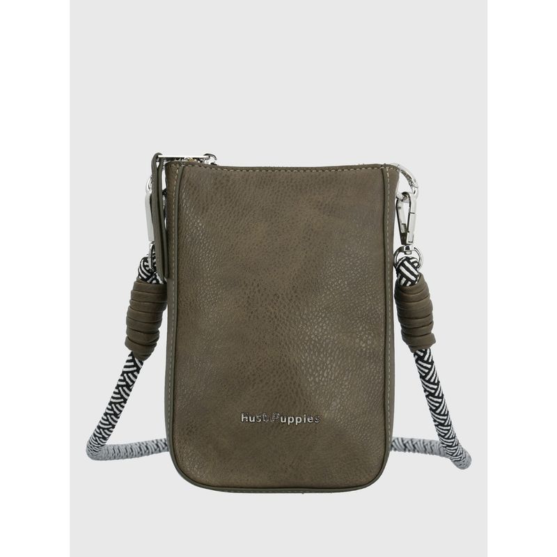 HUSH PUPPIES - Cartera Ecocuero Mujer Cordy Cross Verde HUSH PUPPIES