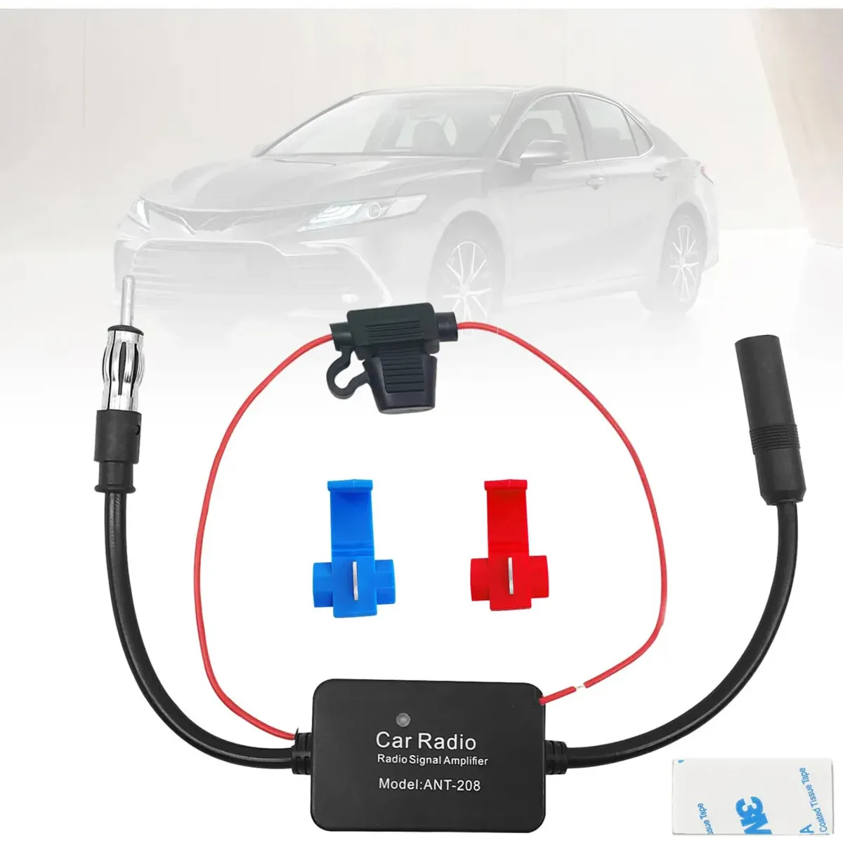 GENERICO - Antena De Radio De Coche De 12 V Fmam Amplificador De Señal