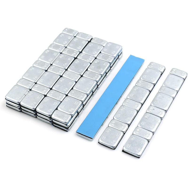 KUANGYE - Contrapeso Adhesivo P Balanceo/ Plomo 100 Unidades 5/10grs