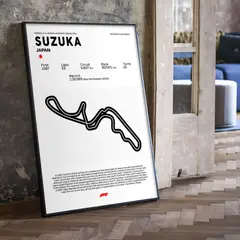 GENERICO - Cuadro Formula 1 Suzuka Japón