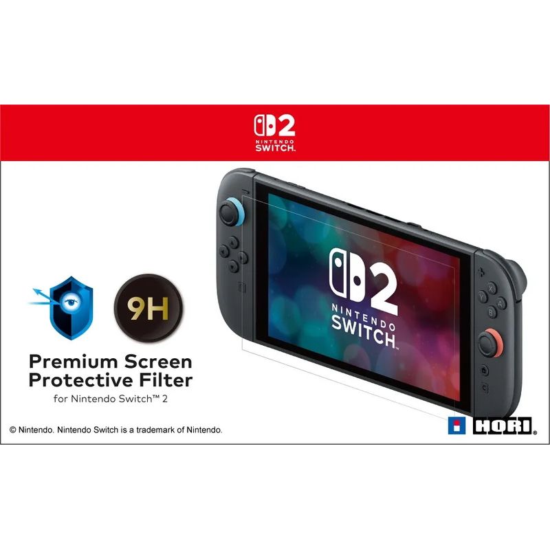 HORI - Protector De Pantalla Premium Para Nintendo Switch 2 Hori