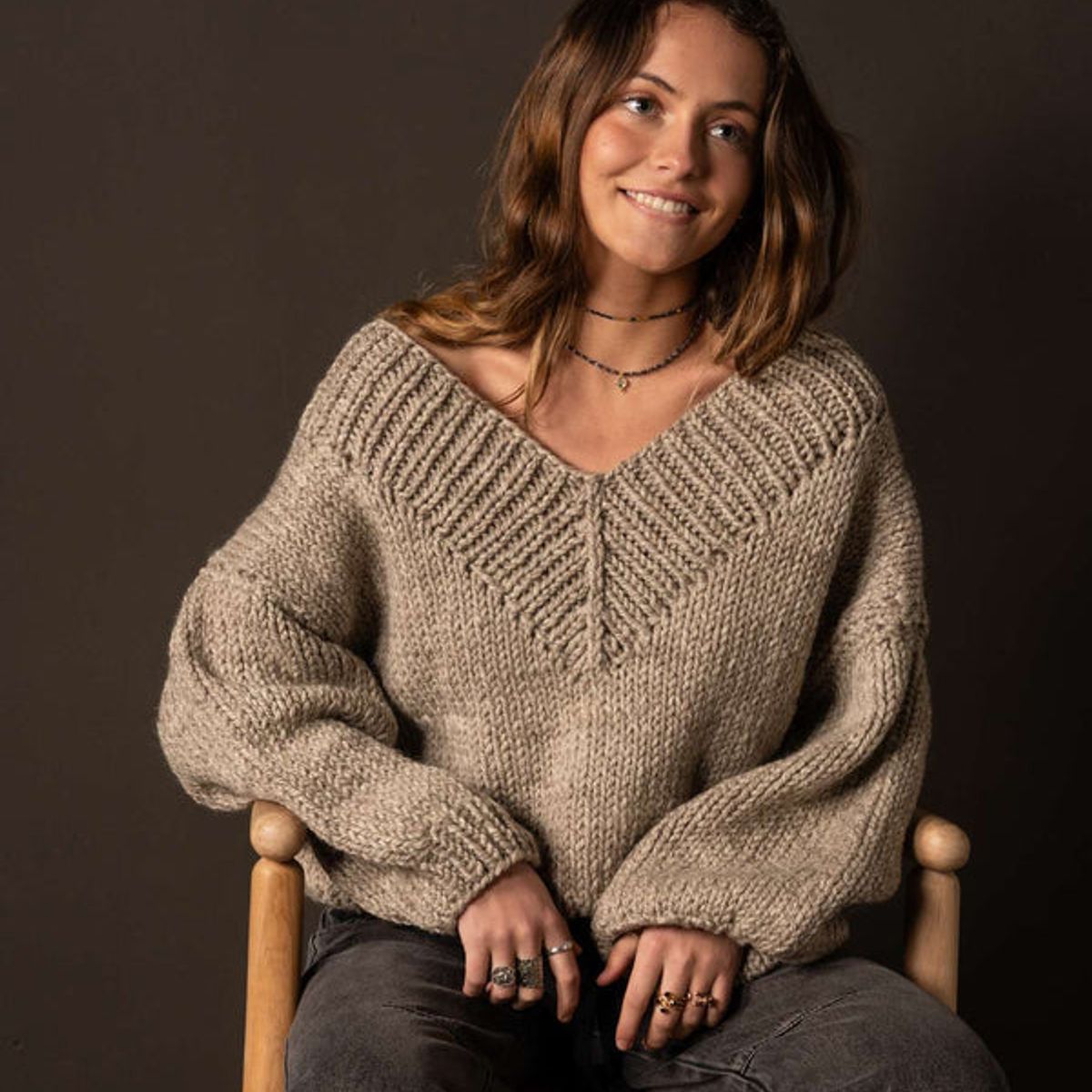 CALEDONIA LABEL - Sweater Eclair Gris Mujer