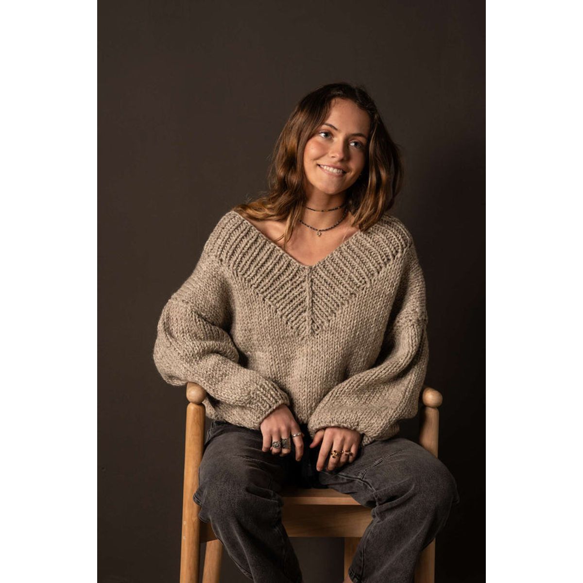 CALEDONIA LABEL - Sweater Eclair Gris Mujer