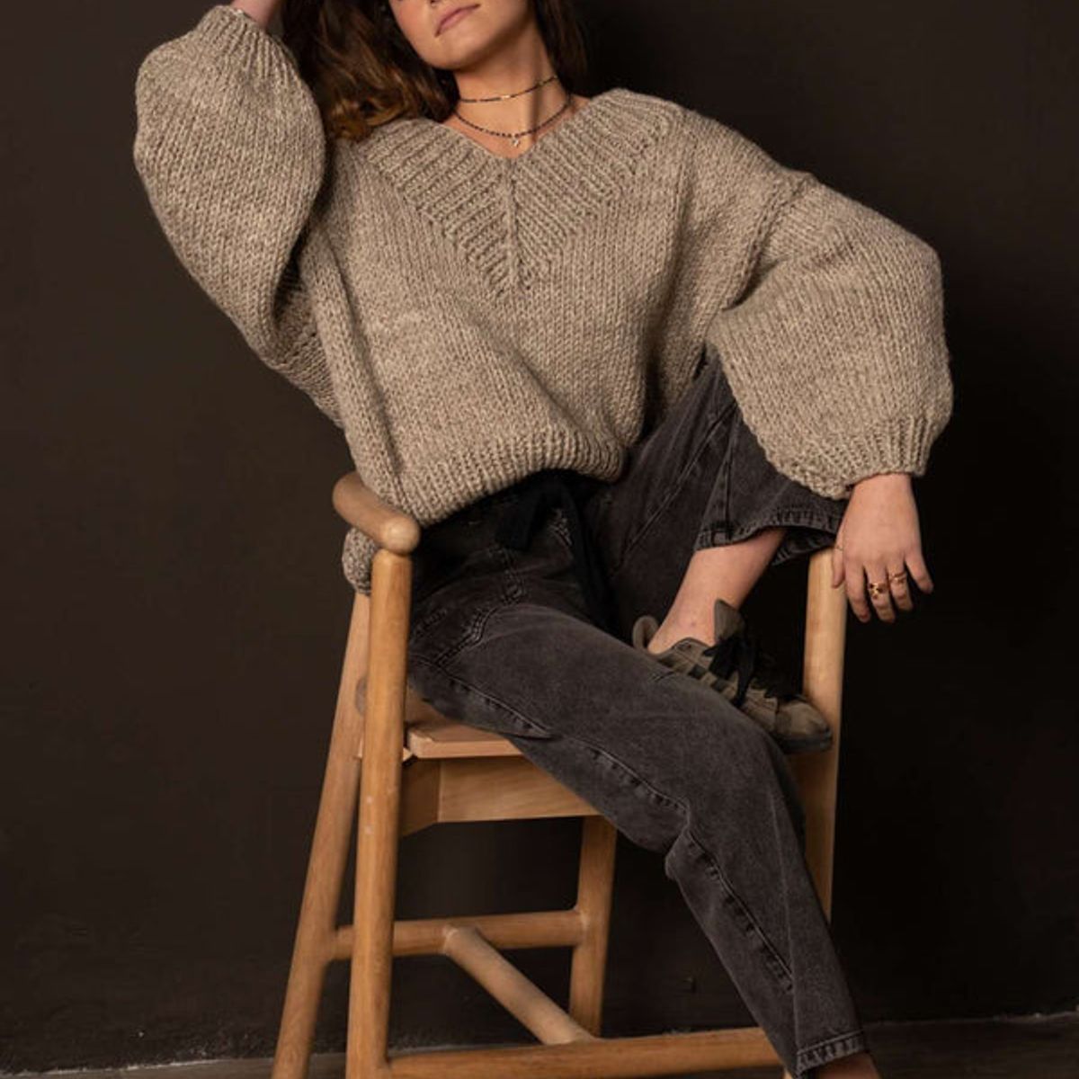 CALEDONIA LABEL - Sweater Eclair Gris Mujer