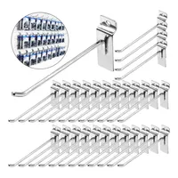 40 Pack Ganchos Para Panel Ranurado De Pared 13CM