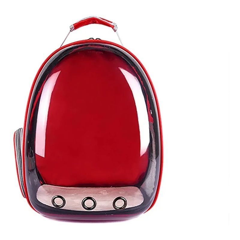 LISM - Genérica bolso mochila porta mascostas color rosado