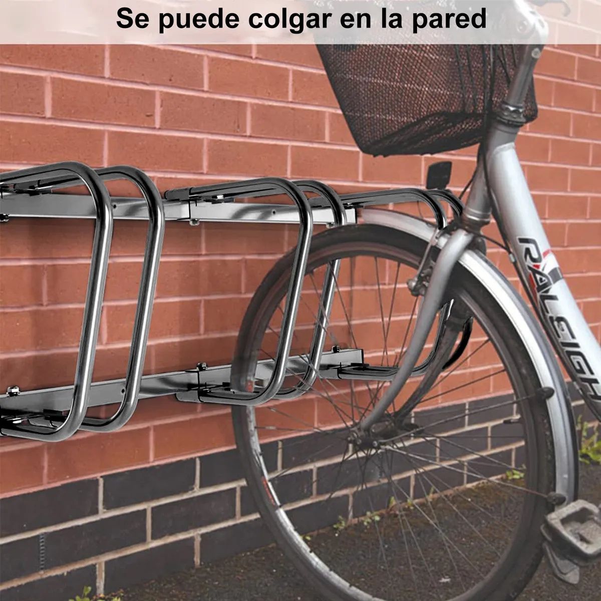 KUANGYE - Bicicletero Soporte Portabicicletas Acero Para 6 Bicicletas