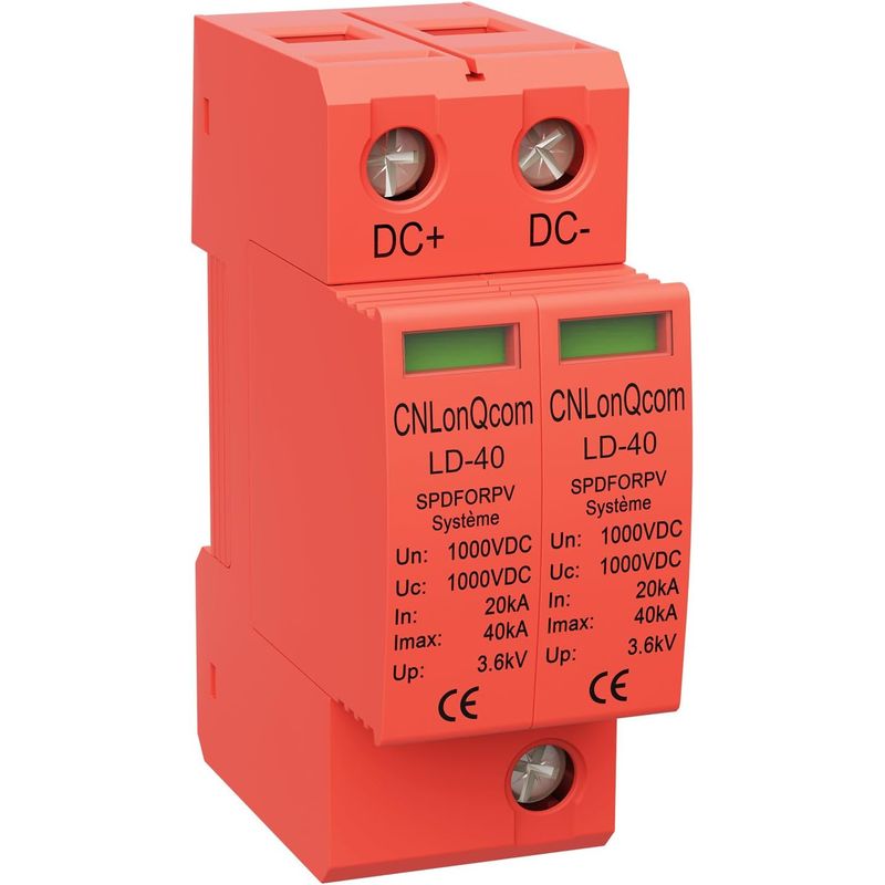 KUANGYE - Protector Interruptores Sobretensiones Pararrayos 1000v 2p 40ka