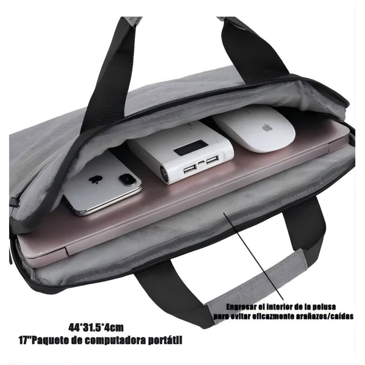 GENERICO - Bolso Ordenador Para Notebook Funda Portátil Fundas 17inch