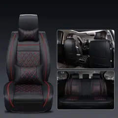 GENERICO - Kit Funda Cubre Asiento Auto Premium Luxury Con 4 Almoadilla