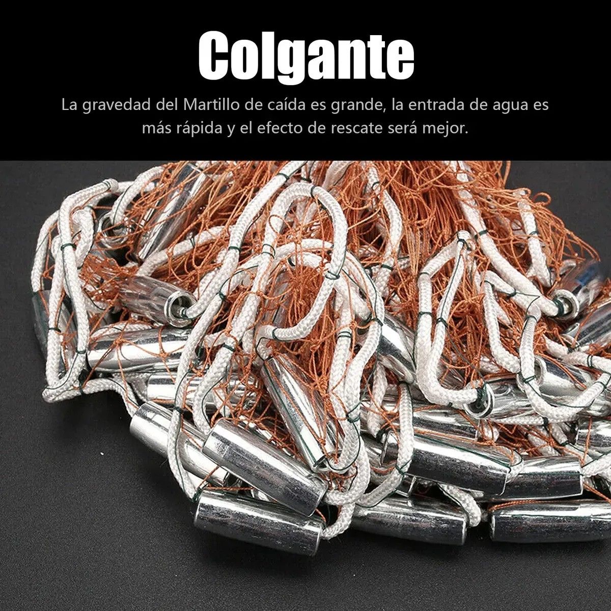 KUANGYE - Lanzamiento De Malla De 1/4 De Malla De Pesca B 3,6 M Sin An