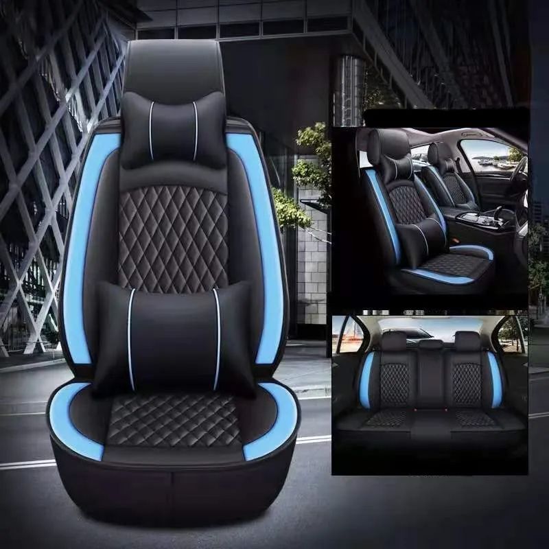 GENERICO - Kit Funda Cubre Asiento Auto Premium Luxury Con 4 Almoadilla