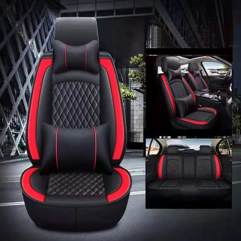 GENERICO - Kit Funda Cubre Asiento Auto Premium Luxury Con 4 Almoadilla