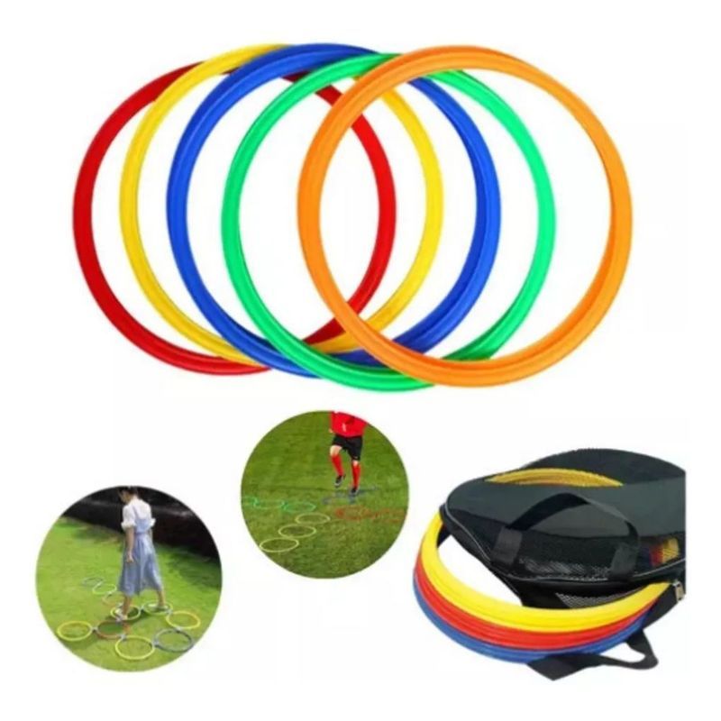 GENERICO - Set 10 Aros De Agilidad Y Entrenamiento/ Deporte Ejercicio