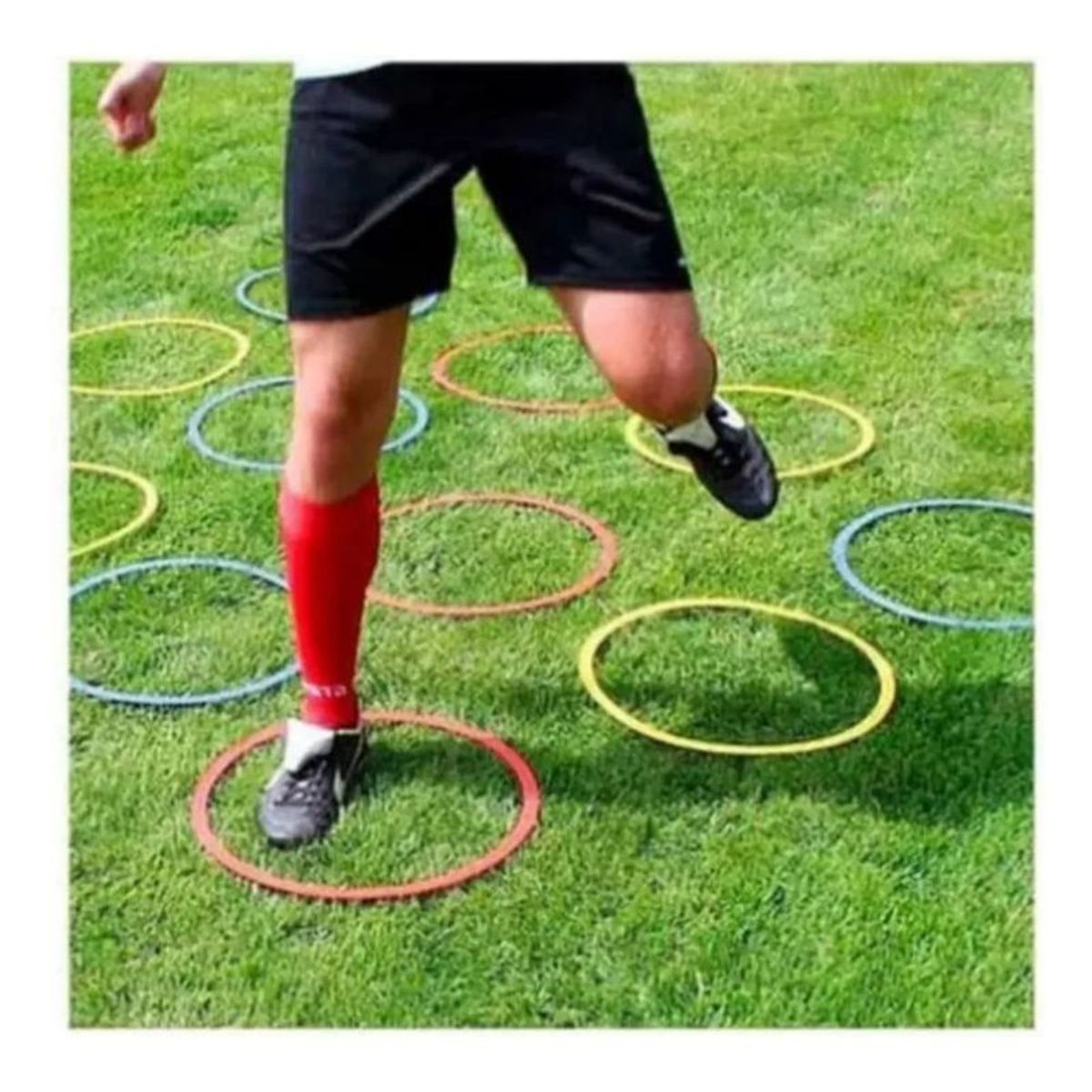 Set 10 Aros De Agilidad Y Entrenamiento/ Deporte Ejercicio, marca GENERICO - Foto 2