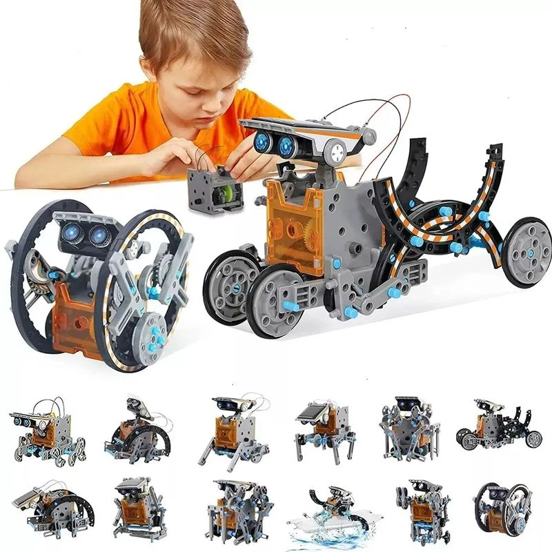 KUANGYE - Kit De Juguete Educativo De Robot Solar Para Niños