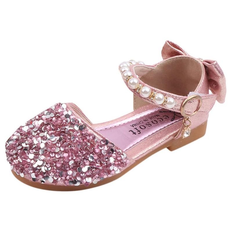 EDWINAYY - Zapato De Fiesta Glitter Niña Zapatillas Princesas Disney