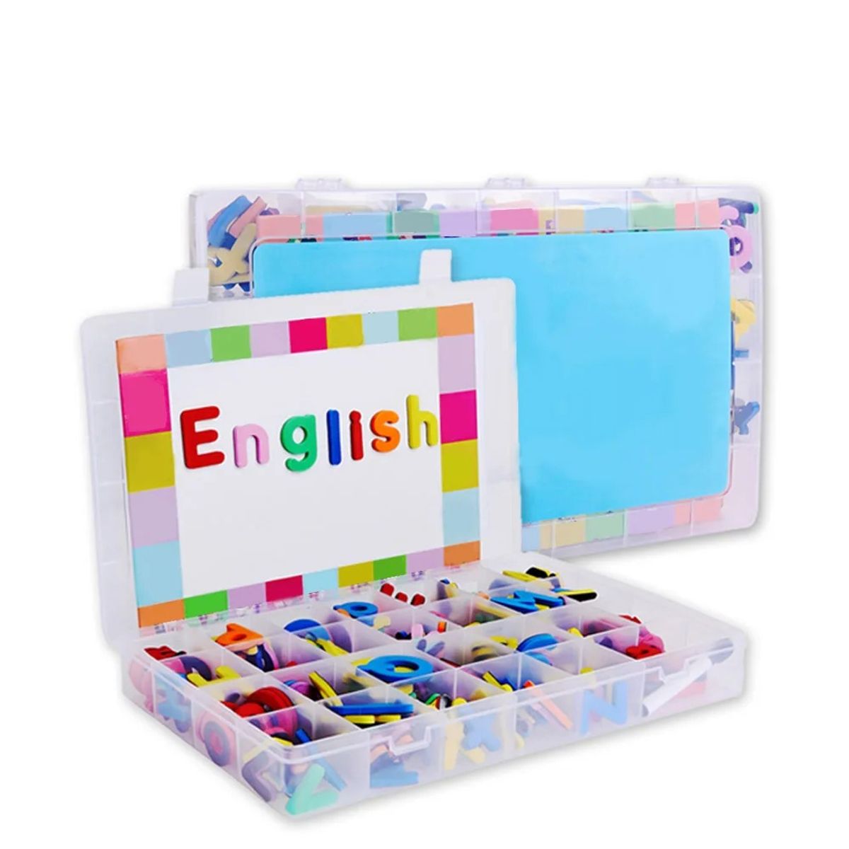 TATEE - juguetes Juego Magnético de letras, números 254 Pcs-color