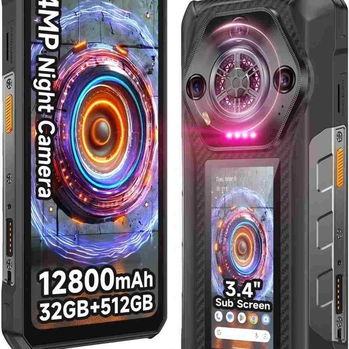 ULEFONE - Ulefone Armor 30 Pro 5G Celular, 32GB+512GB, 12800mAh, NFC