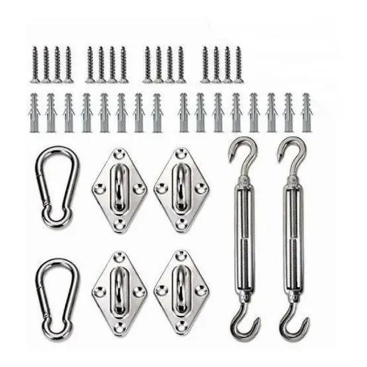 GENERICO - Kit Anclaje Herraje Toldo Vela