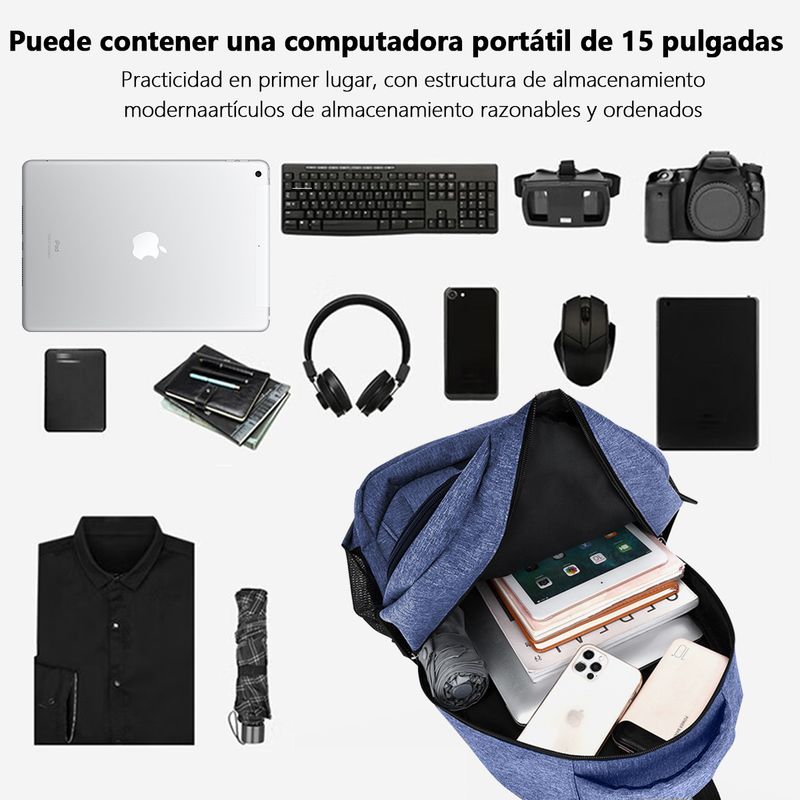 SUPERCENTER - Mochila Para Computadora Bolso De Viaje Impermeable Mochila